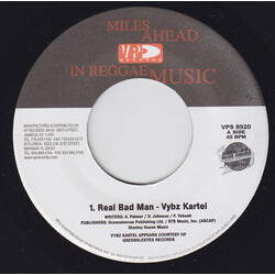 Vybz Kartel Real Bad Man USED VINYL 7INCH 45 RPM
