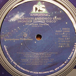 The Wonderland Band Wonder Woman Disco Vinyl 12" USED