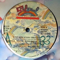 The Salsoul Orchestra West Side Story (Medley) / Magic Bird Of Fire Vinyl 12" USED