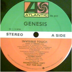 Genesis Invisible Touch USED VINYL 12INCH 33 S RPM PROMO