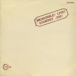 Country Joe McDonald Incredible ! Live ! Vinyl LP USED