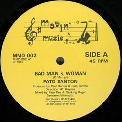 Pato Banton Bad Man & Woman Vinyl 12" USED