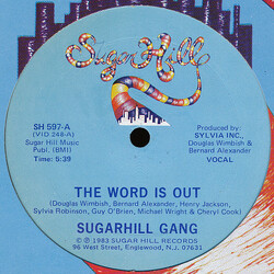 Sugarhill Gang The Word Is Out Vinyl 12" USED
