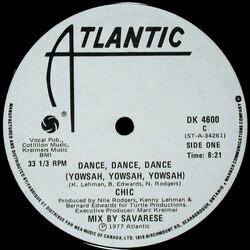 Chic Dance, Dance, Dance (Yowsah, Yowsah, Yowsah) VINYL 12" USED