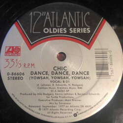 Chic / Debbie Gibson Dance, Dance, Dance (Yowsah, Yowsah, Yowsah) / Only In My Dreams USED VINYL 12INCH 33 S RPM