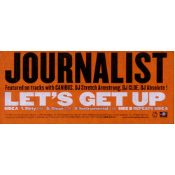 Journalist Let's Get Up USED VINYL 12INCH 33 S RPM PROMO