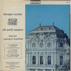 Giovanni Paisiello / Antonio Vivaldi / Giovanni Battista Pergolesi / Anna Galperin / Hans Kempler / Hamburger Barock-Ensemble Italian Baroque Masters 