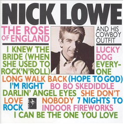 Nick Lowe And His Cowboy Outfit The Rose Of England Vinyl LP USED