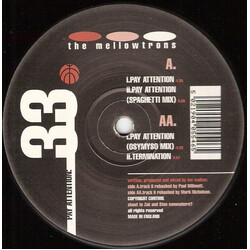 The Mellowtrons Pay Attention VINYL 12" USED