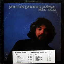 Milton Carroll Blue Skies Vinyl LP USED