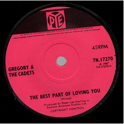 Gregory Donaghey / The Cadets (2) The Best Part Of Loving You USED VINYL 7INCH 45 RPM SINGLE