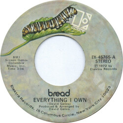 Bread Everything I Own USED VINYL 7INCH 45 RPM SINGLE STEREO