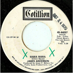 James Anderson (12) Mama Mama USED VINYL 7INCH 45 RPM PROMO SINGLE SIDED