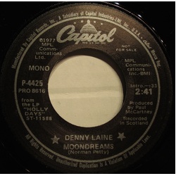 Denny Laine Moondreams Vinyl 7" USED