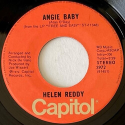 Helen Reddy Angie Baby USED VINYL 7INCH