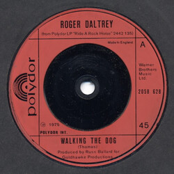 Roger Daltrey Walking The Dog VINYL 7" USED