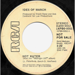 The Ides Of March Hot Water USED VINYL 7INCH 45 RPM SINGLE PROMO STEREO MONO