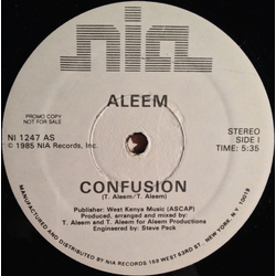 Aleem Confusion Vinyl 12" USED