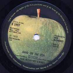 Wings (2) Band On The Run USED VINYL 7INCH 45 RPM SINGLE