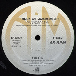 Falco Rock Me Amadeus / Vienna Calling USED VINYL 12INCH 45 RPM
