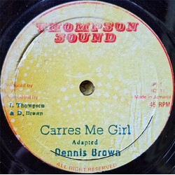 Dennis Brown Carres Me Girl USED VINYL 12INCH