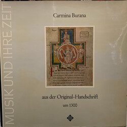 Studio Der Frühen Musik Carmina Burana (Aus Der Original-Handschrift Um 1300) Vinyl LP USED