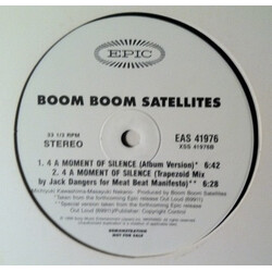 Boom Boom Satellites Push Eject / 4 A Moment Of Silence VINYL 12" USED