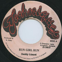 Daddy Lizard Run Girl Run USED VINYL 7INCH