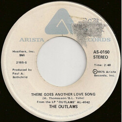 Outlaws There Goes Another Love Song USED VINYL 7INCH SINGLE 45 RPM