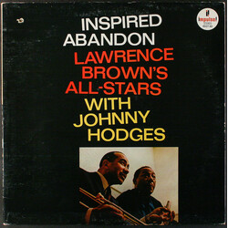 Lawrence Brown / Johnny Hodges / Lawrence Brown's All-Stars Inspired Abandon Vinyl LP USED