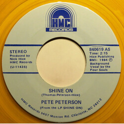 Pete Peterson (13) Shine On USED VINYL 7INCH 45 RPM STEREO MONO