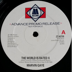 Marvin Gaye The World Is Rated X Vinyl 12" USED