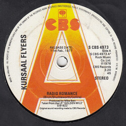 Kursaal Flyers Radio Romance USED VINYL 7INCH 45 RPM SINGLE PROMO