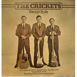 The Crickets (2) Back In Style Vinyl LP USED