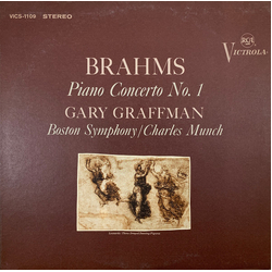 Johannes Brahms / Gary Graffman / Boston Symphony Orchestra / Charles Munch Concerto No. 1, In D Minor, Op. 15 Vinyl LP USED