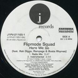 Flipmode Squad / Rah Digga / Rampage (2) / Busta Rhymes Here We Go VINYL 12" USED