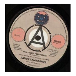Randy Vanwarmer Whatever You Decide USED VINYL 7INCH 45 RPM