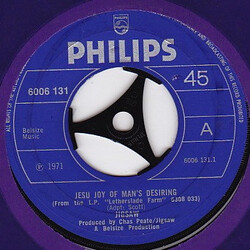 Jigsaw (3) Jesu Joy Of Man's Desiring USED VINYL 7INCH 45 RPM SINGLE