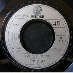 Status Quo What You're Proposing USED VINYL 7INCH SINGLE
