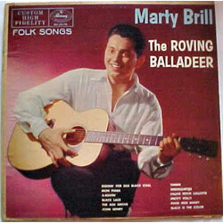 Marty Brill The Roving Balladeer Vinyl LP USED