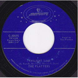 The Platters Twilight Time / For The First Time (Come Prima) USED VINYL 7INCH 45 RPM SINGLE REISSUE