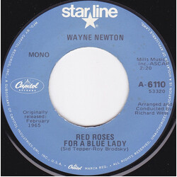 Wayne Newton Red Roses For A Blue Lady USED VINYL 7INCH 45 RPM SINGLE REISSUE MONO