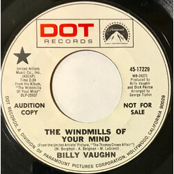 Billy Vaughn The Windmills Of Your Mind USED VINYL 7INCH 45 RPM PROMO