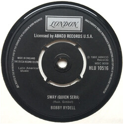 Bobby Rydell Sway USED VINYL 7INCH 45 RPM REISSUE