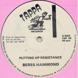 Beres Hammond Putting Up Resistance USED VINYL 12INCH 45 RPM