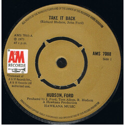 Hudson-Ford Take It Back USED VINYL 7INCH SINGLE 45 RPM