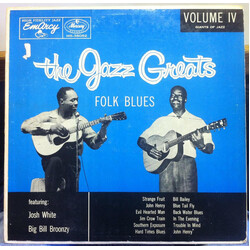 Josh White / Big Bill Broonzy Jazz Greats Vol 4 – Folk Blues Vinyl LP USED