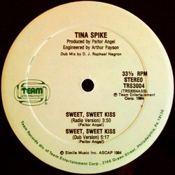 Tina Spike Sweet, Sweet Kiss USED VINYL 12INCH 33 S RPM