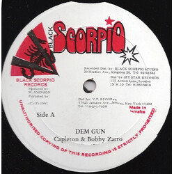 Capleton / Bobby Zarro Dem Gun USED VINYL 12INCH 45 RPM