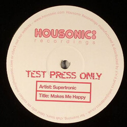 Supertronic (2) Makes Me Happy (Test Press Only) USED VINYL 12INCH